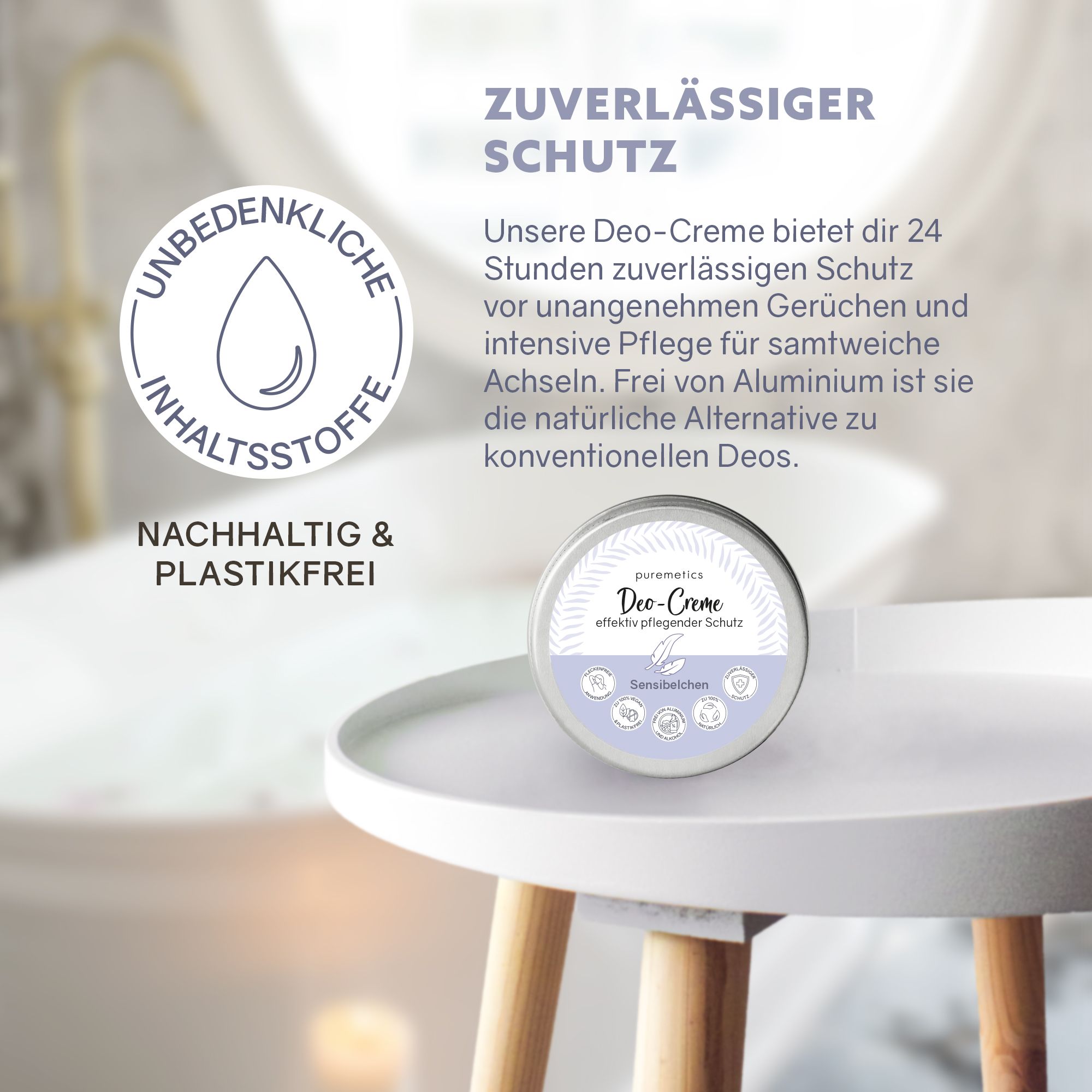 puremetics Deo-Creme 'Sensibelchen'