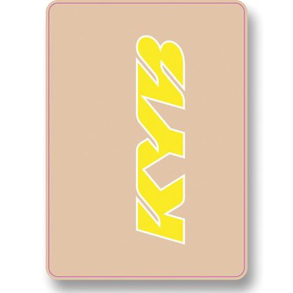 Stickers de fourche D'cor KYB - Jaune