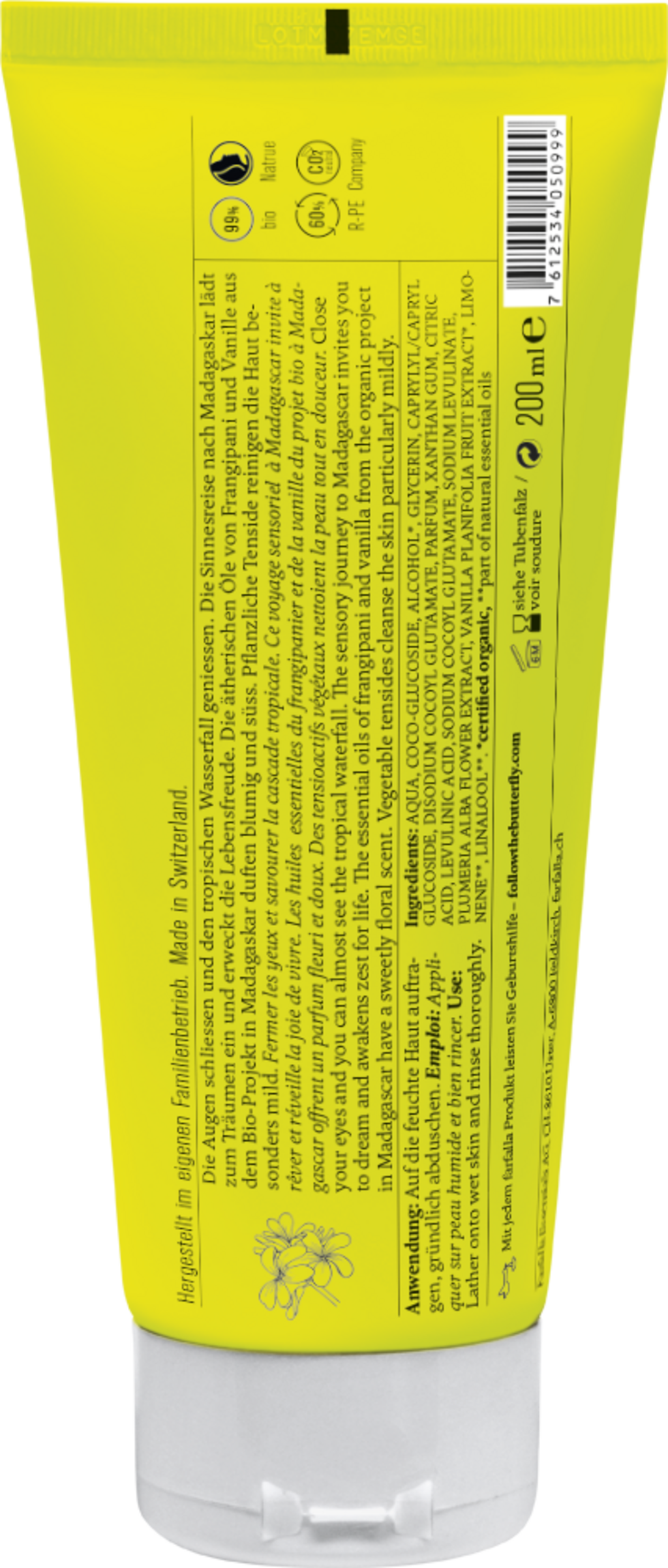 farfalla  Duschgel Madagaskar, 200 ml