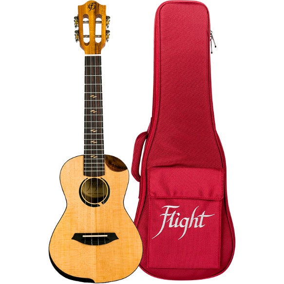 Flight Princess Series Victoria EQ-A Tenor elektrisch-akoestische tenor ukelele met gigbag