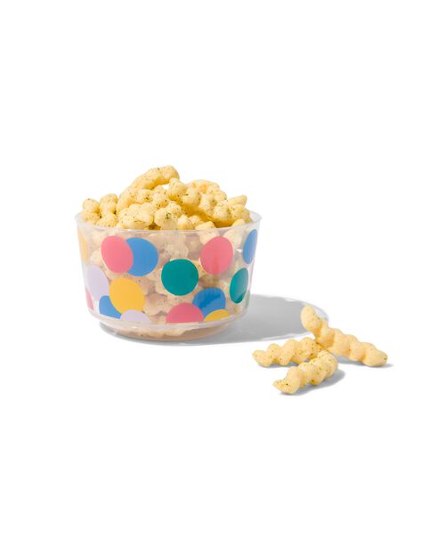 4 coupelles réutilisables Ø11cm confetti