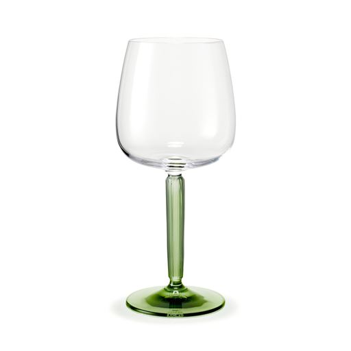 Kähler Hammershøi 2-pak Rødvinsglas, Grøn/ Klar, 49 cl