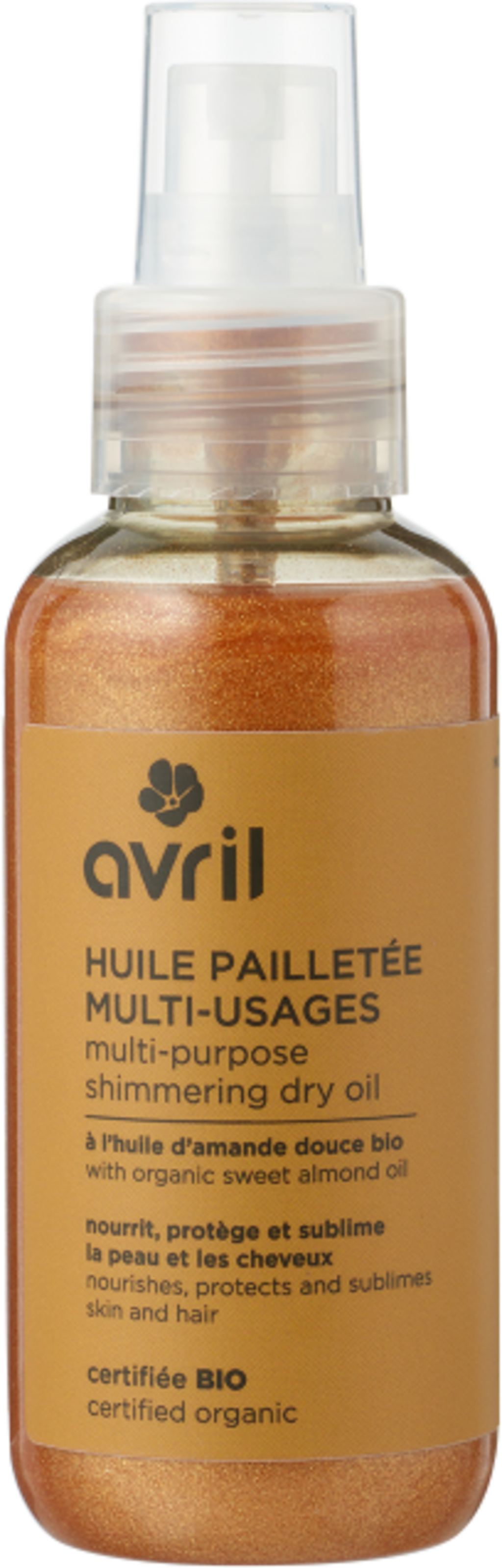 Avril  Multi-Purpose Shimmering Dry Oil, 100 ml