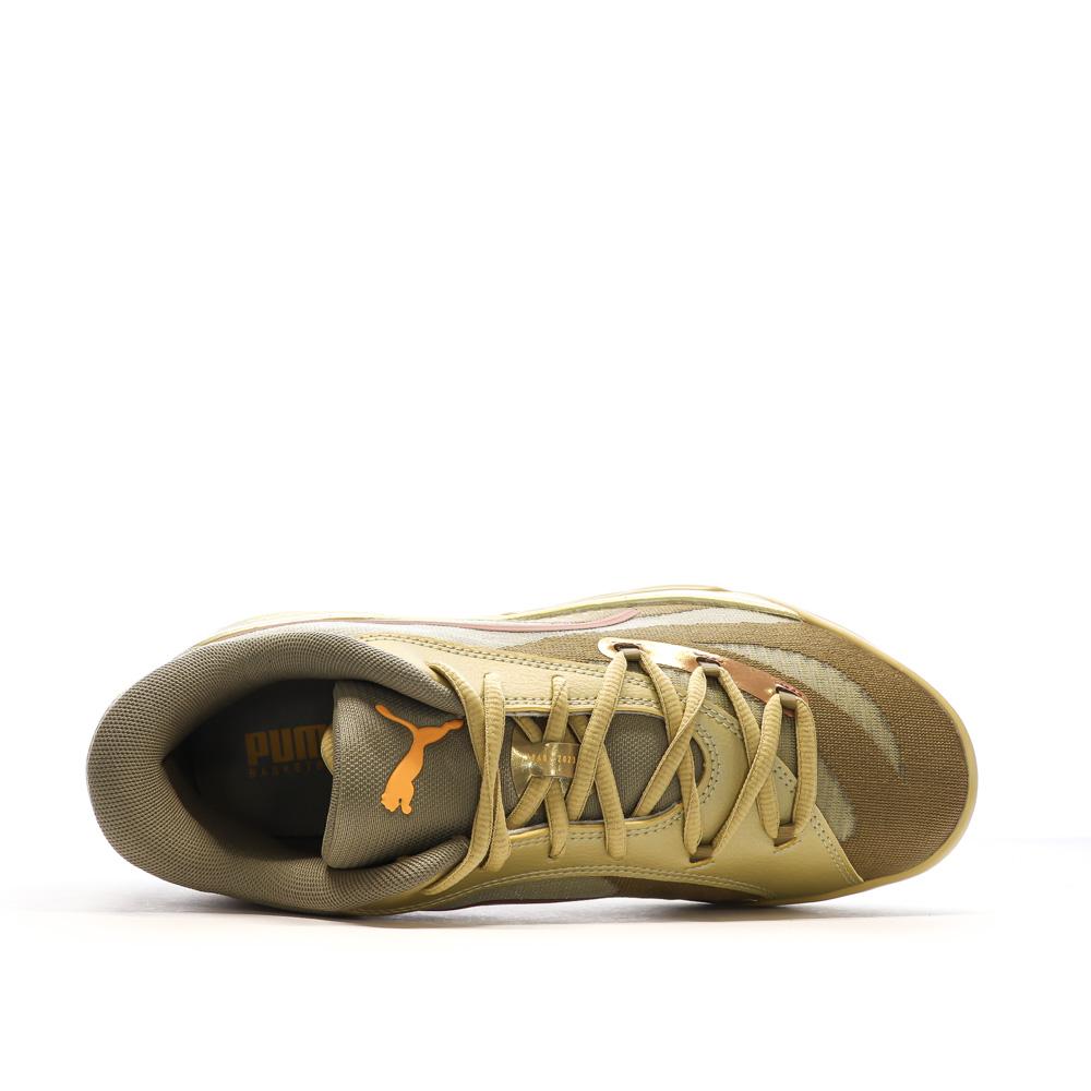 Puma Chaussures de basket Marron Homme Puma All pro Nitro Cny