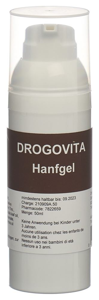 DROGOVITA Hanfgel<br>50 ml, Dispenser, Gel