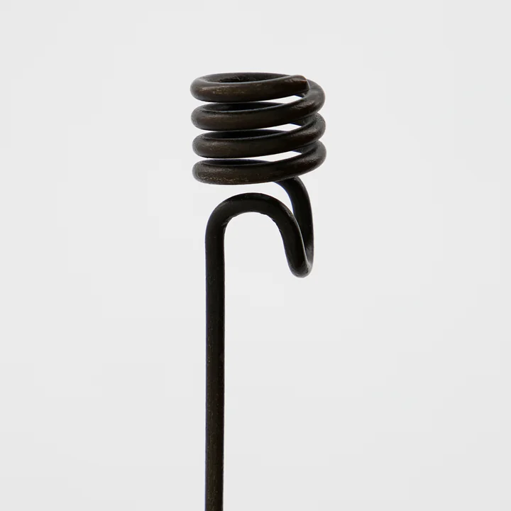 House Doctor - Mini Cone Kerzenständer, antikes braun (4er-Set)