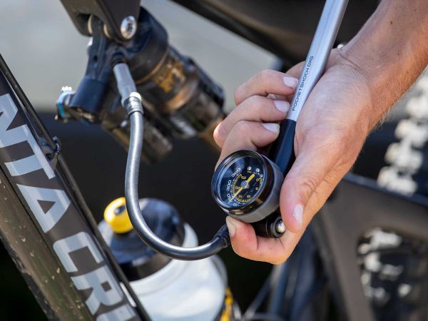 Topeak PocketShock DXG Forgaffelpumpe, 360 PSI