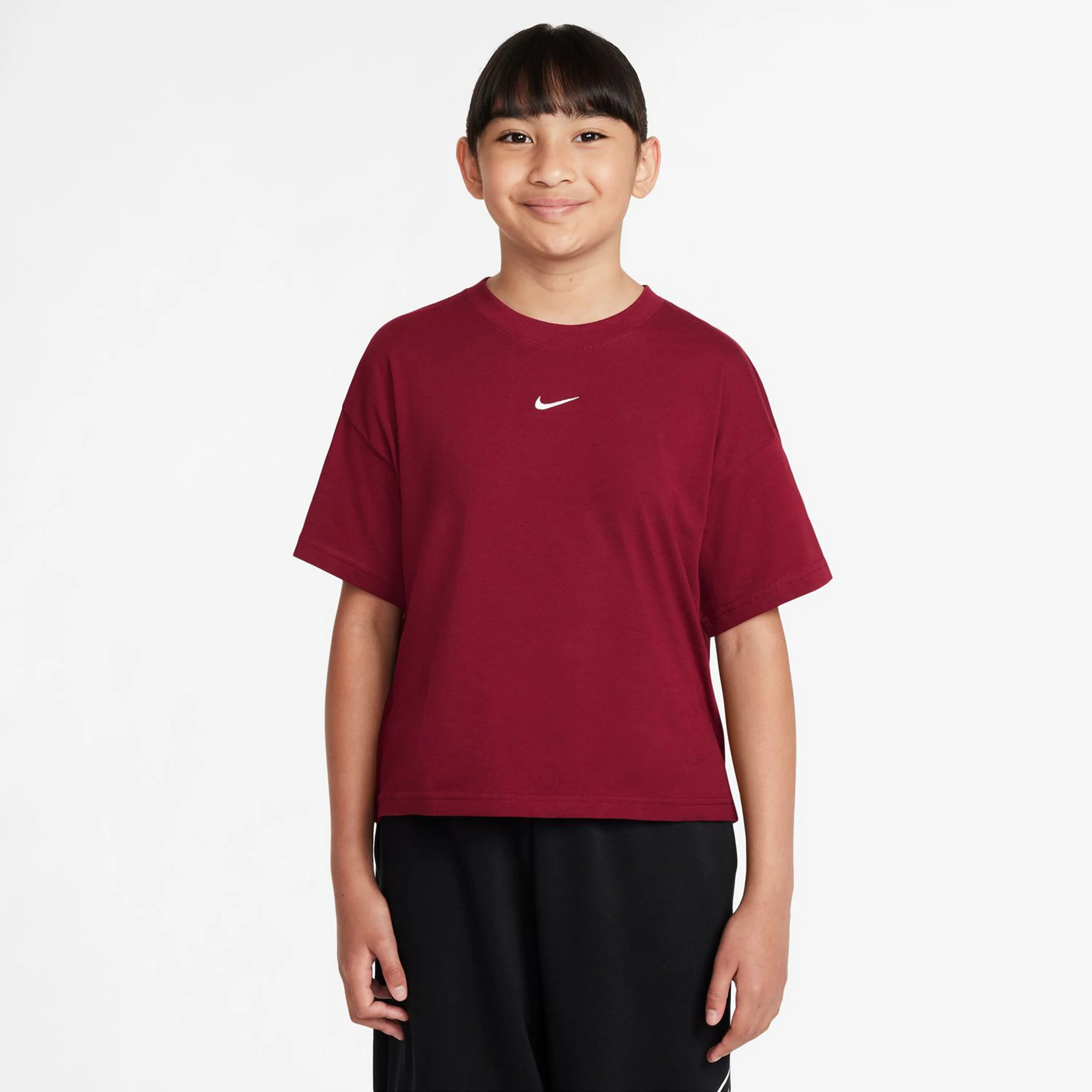 Nike Boxy Essential T-shirt Filles - Rouge
