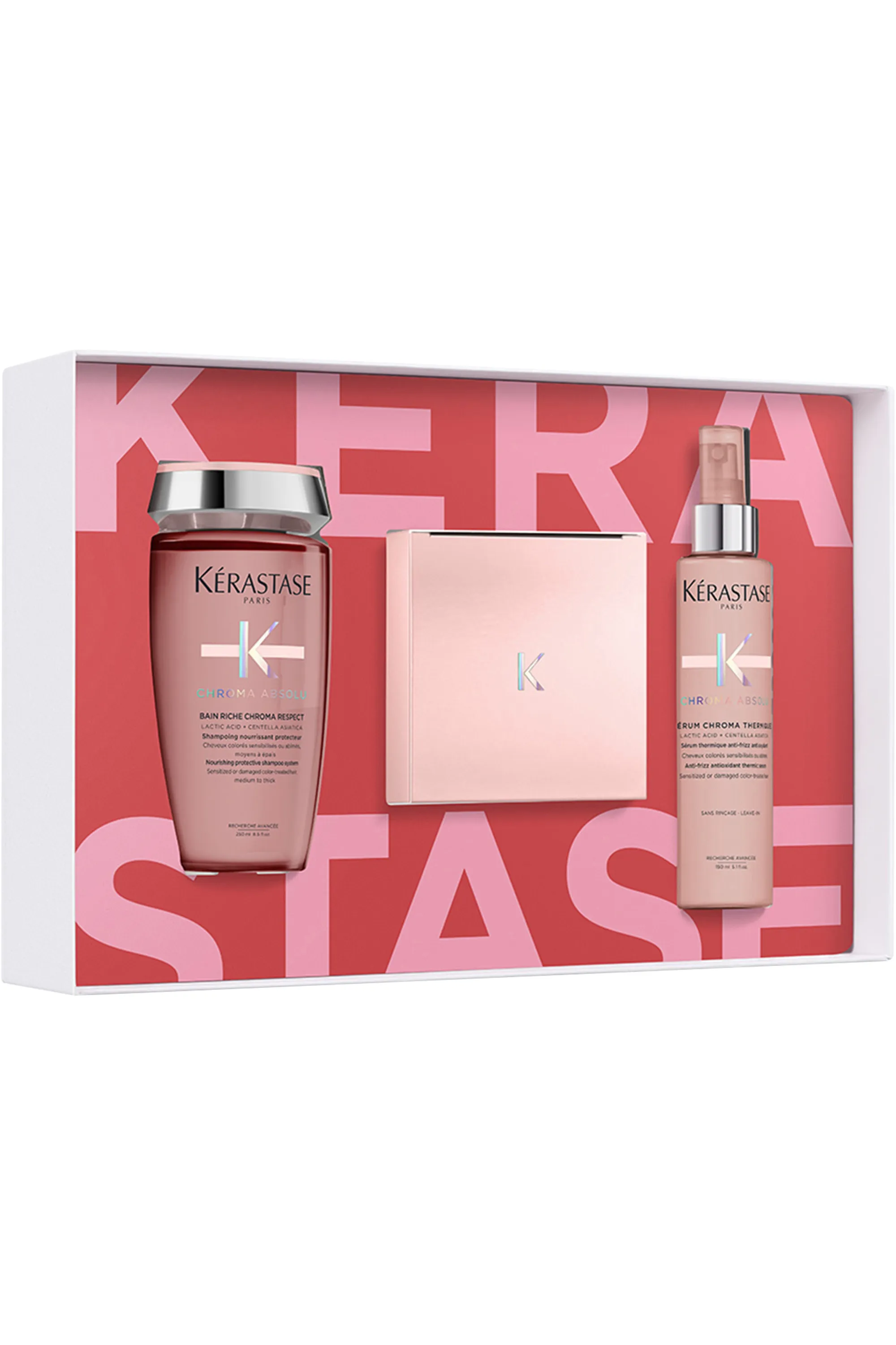 Kérastase Coffret routine cheveux colorés Chroma Absolu avec Bain Riche Chroma Respect offert-600 ml