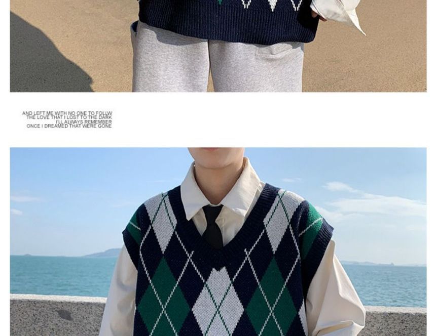 Zentrus - Argyle Sweatervest