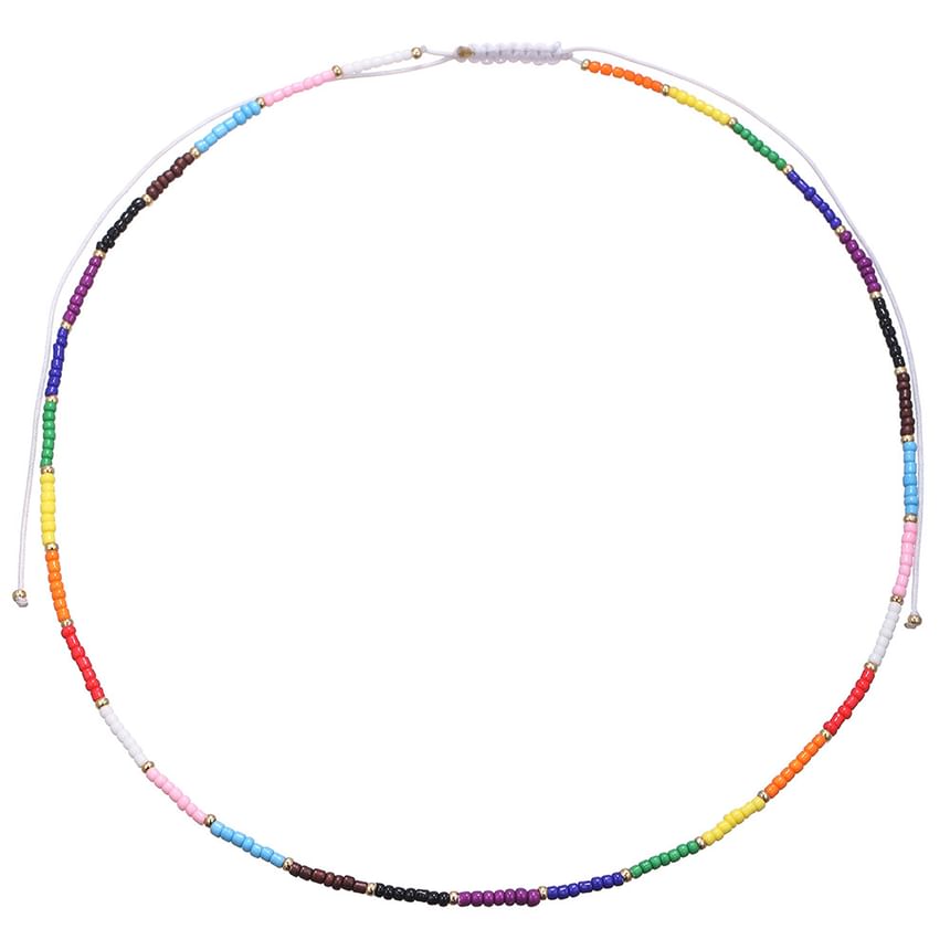 Black Degree - Regenboogkralenarmband / ketting