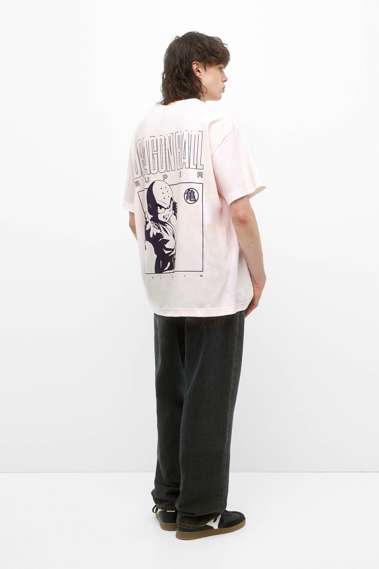 CAMISETA DRAGON BALL KRILLIN - ROSA