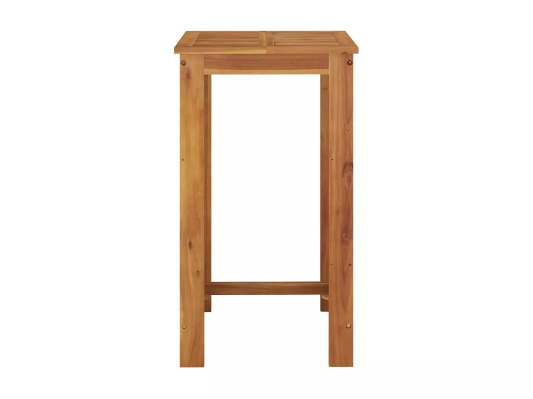 Prolenta Premium - Table de bar de jardin 60x60x105 cm Bois d'acacia solide