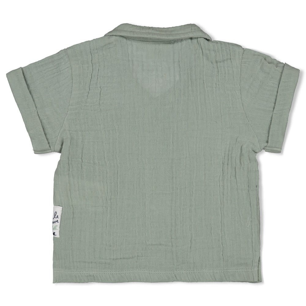 Feetje Feetje blouse mousseline - Summer Woven zeegroen
