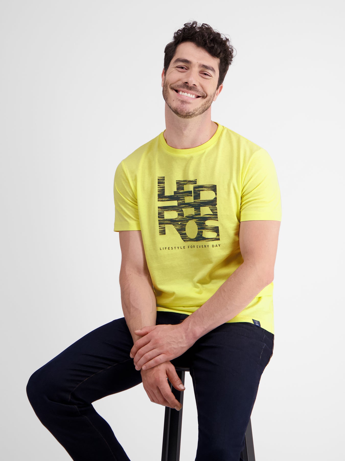 T-Shirt mit LERROS Print