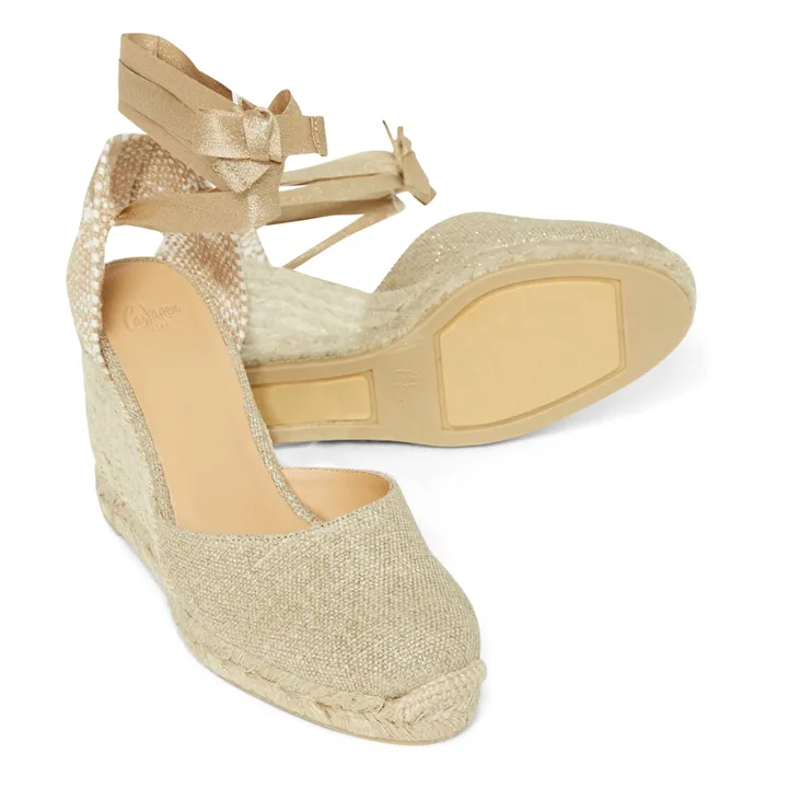 Castaner Espadrilles Carina Lurex | Doré