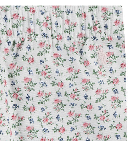 Polo Ralph Lauren Natt?j - Cloud Dancer/Rsa m. Blomster