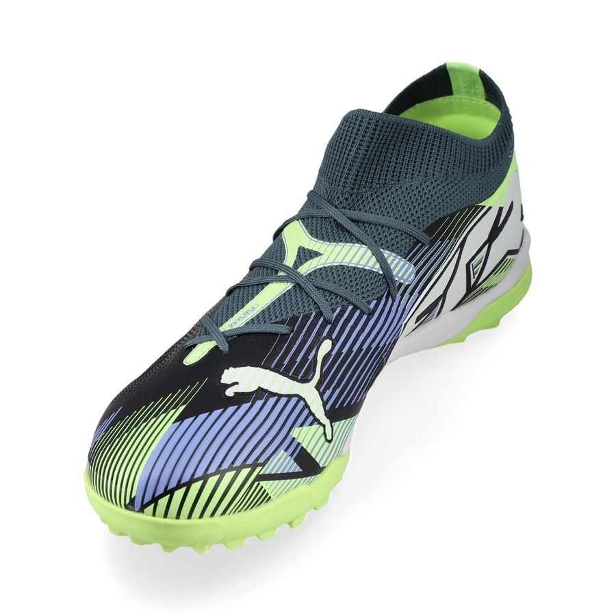 PUMA Future 7 Match TT Lights Out - Gray Skies/Blanc/Fizzy Apple