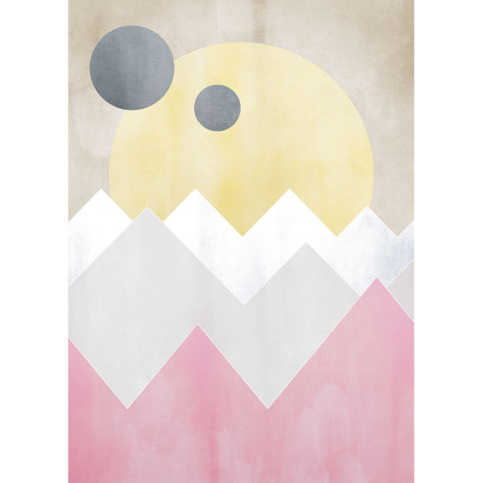 Wandbild SUNRISE SPRING - bunt - 50x70 cm