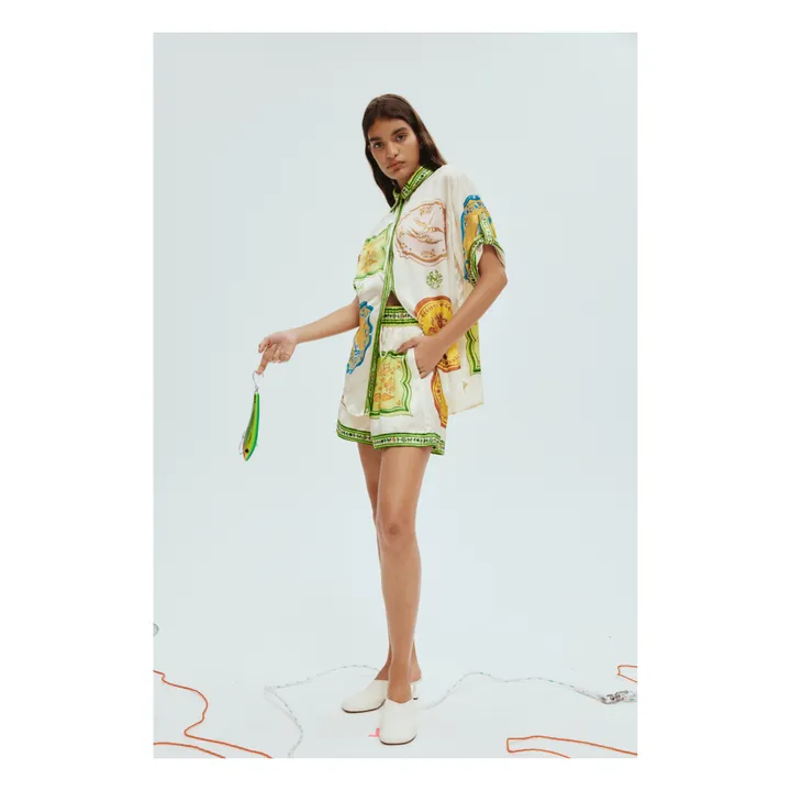 Alémais Chemise Porcelain Soie | Ecru