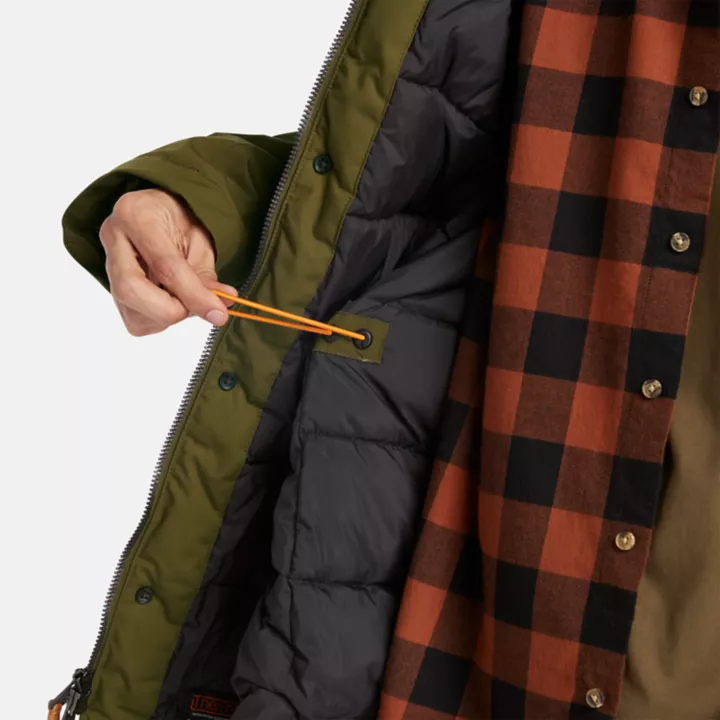 Jaqueta Scar Ridge Parka com Tecnologia DryVent para Homens na cor Verde