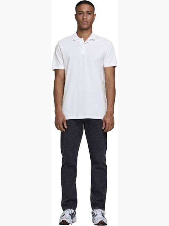 JACK & JONES Polo-Shirt Weiss