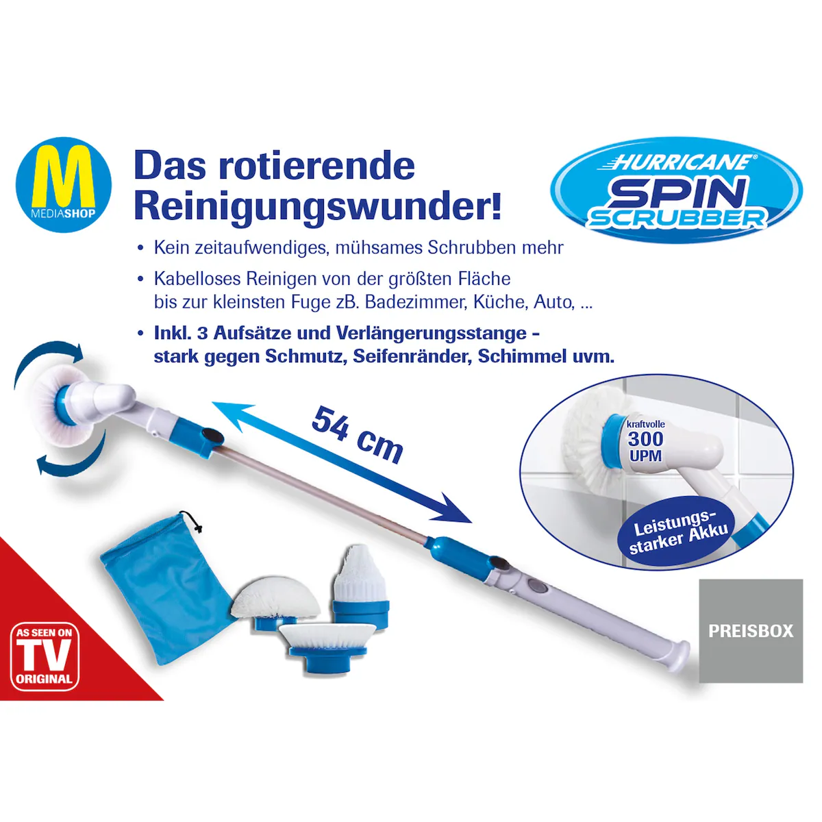 Mediashop - Elektrische Reinigungsbürste 