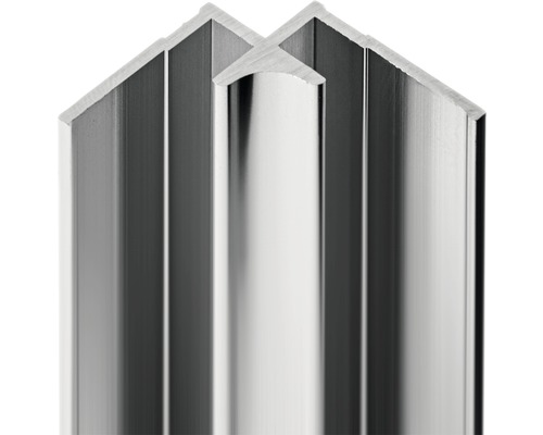 Decodesign hoekverbinder, chroom, H: 2550 mm