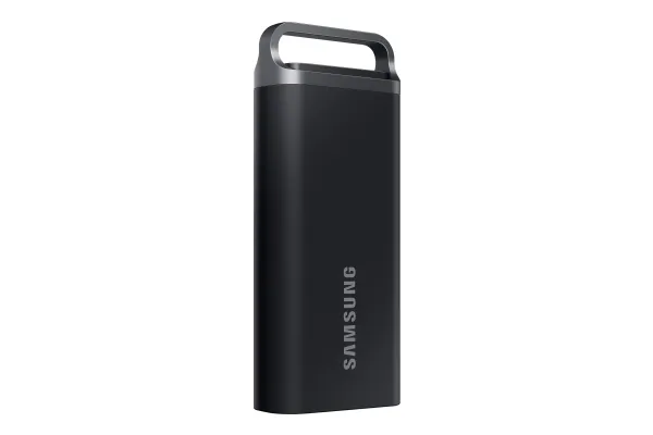 Samsung T5 Evo MU-PH4T0S - SSD - krypteret - 4 TB - ekstern (bærbar) - USB 3.2 Gen 1 (USB-C stikforbindelse) - 256-bit AES - sort
