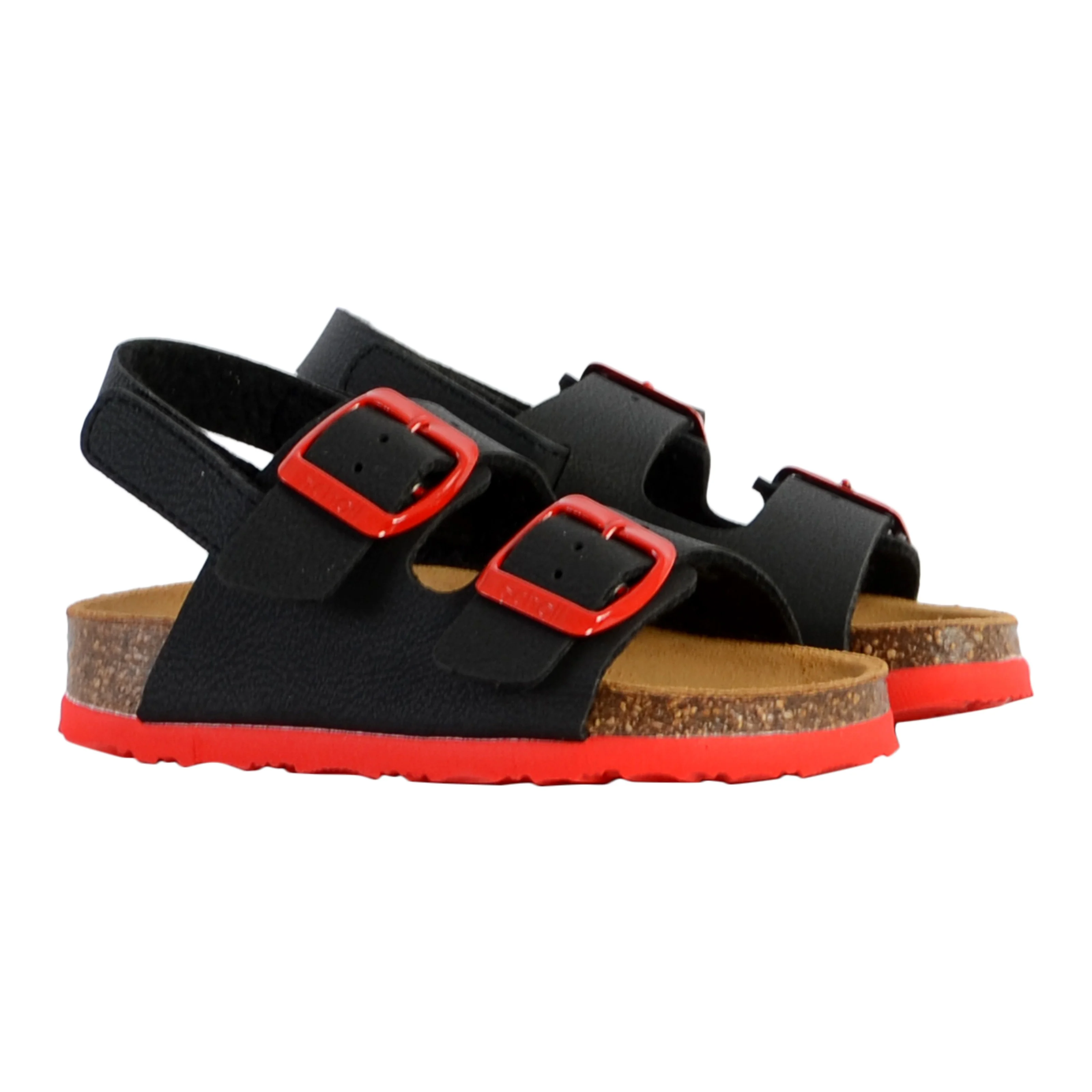Mules cuir enfantturtle | Noir