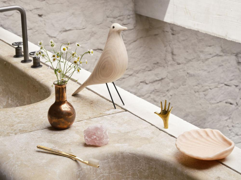 Vitra Eames House Bird vogel decoratie Ash Cotton White