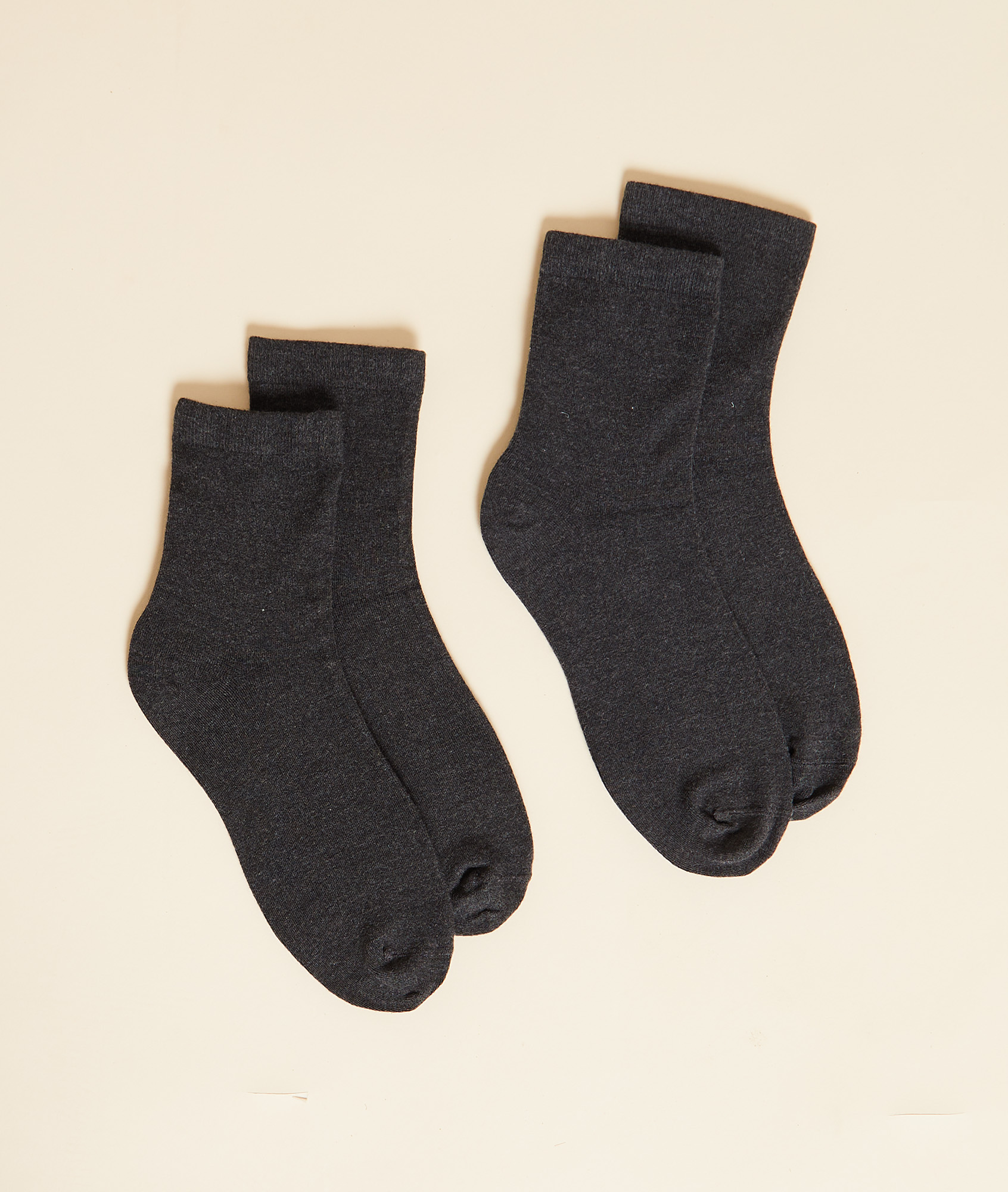 Lot de 2 paires de chaussettes matière thermique