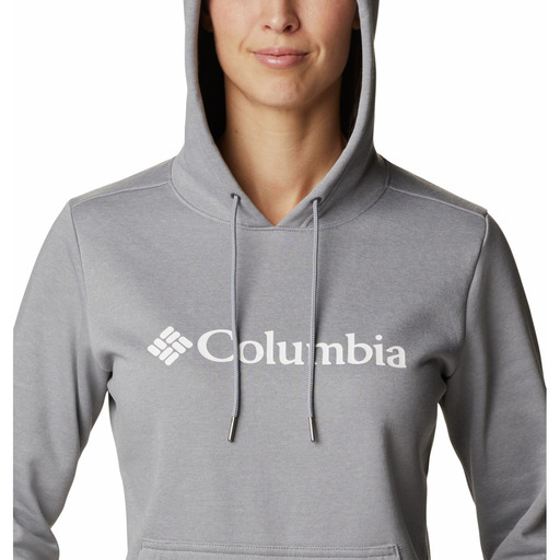 Moletom com capuz e logo da Columbia para mulheres