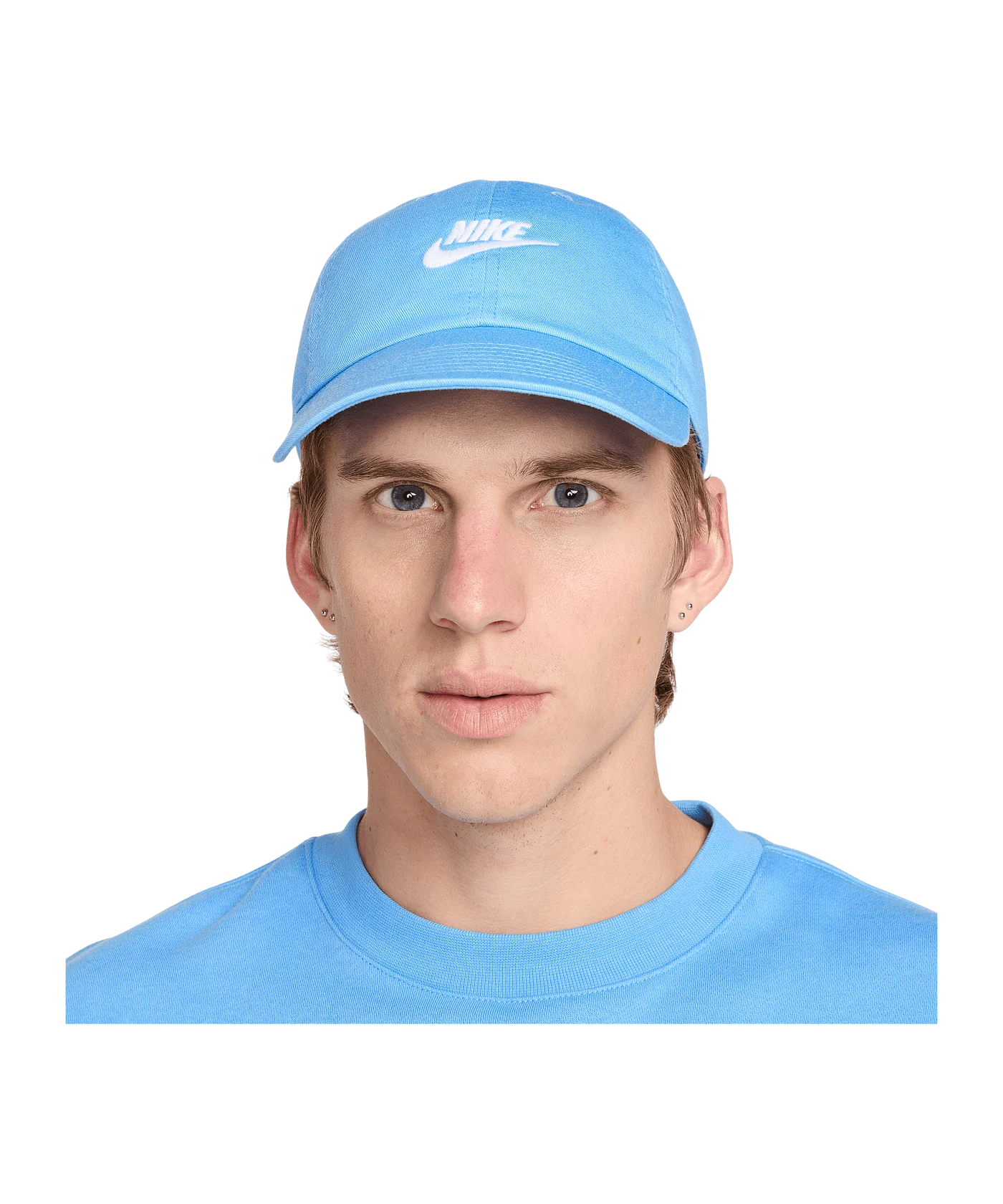 Nike Club Unstructured Futura Wash Cap Blau F412