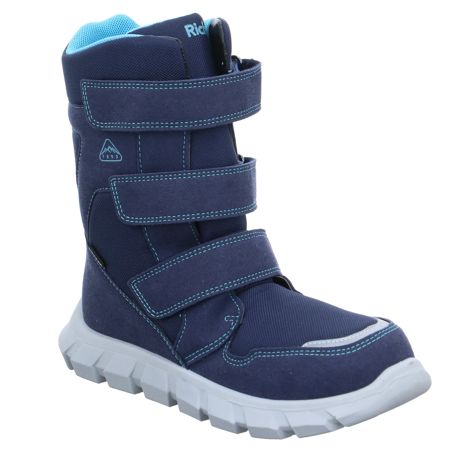 RICHTER Kleinkinder-Snowboot  Membran Blau Textil  Winterstiefel Unisex