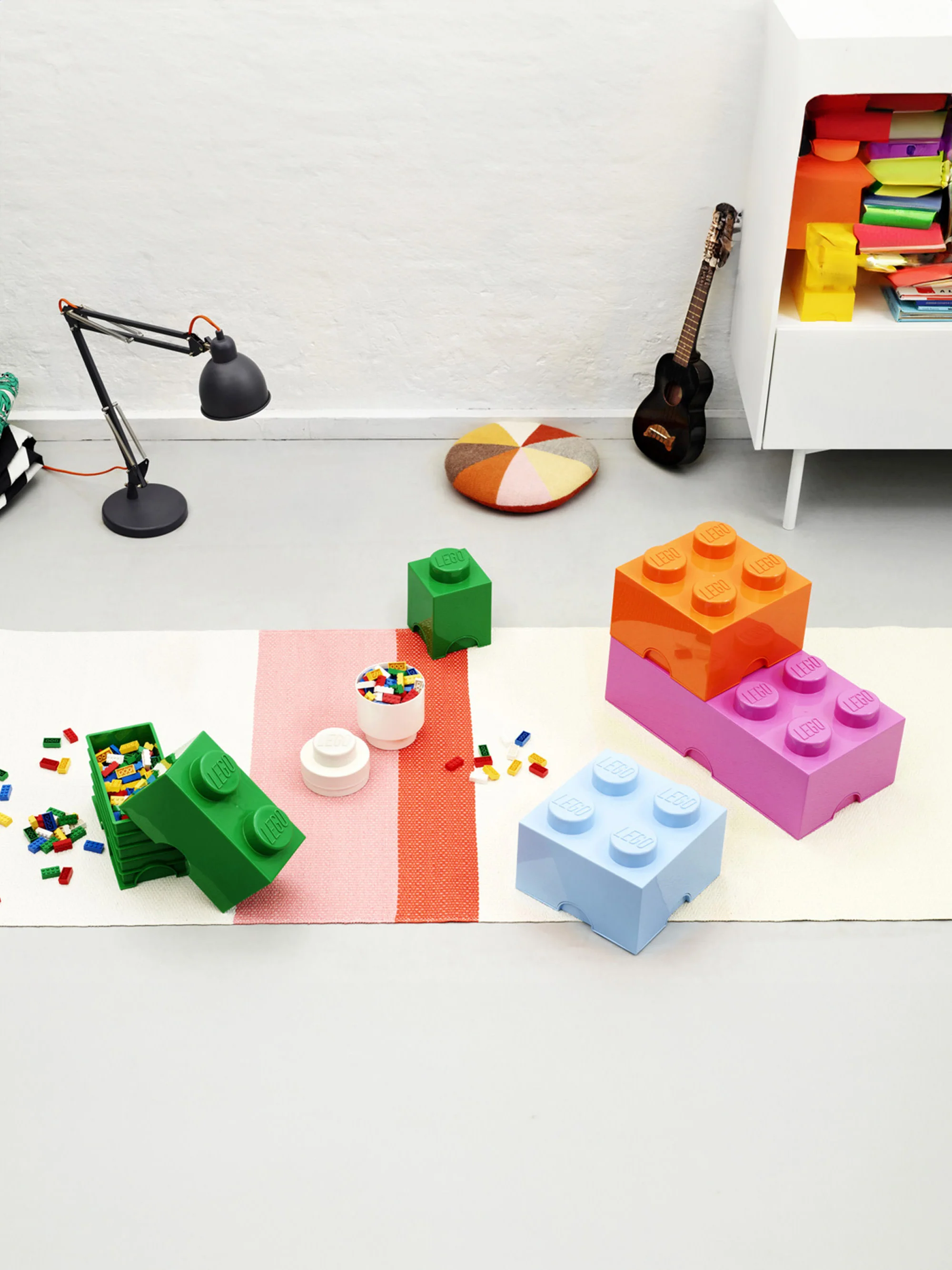 LEGO® opbergdoos Brick met 4 knoppen