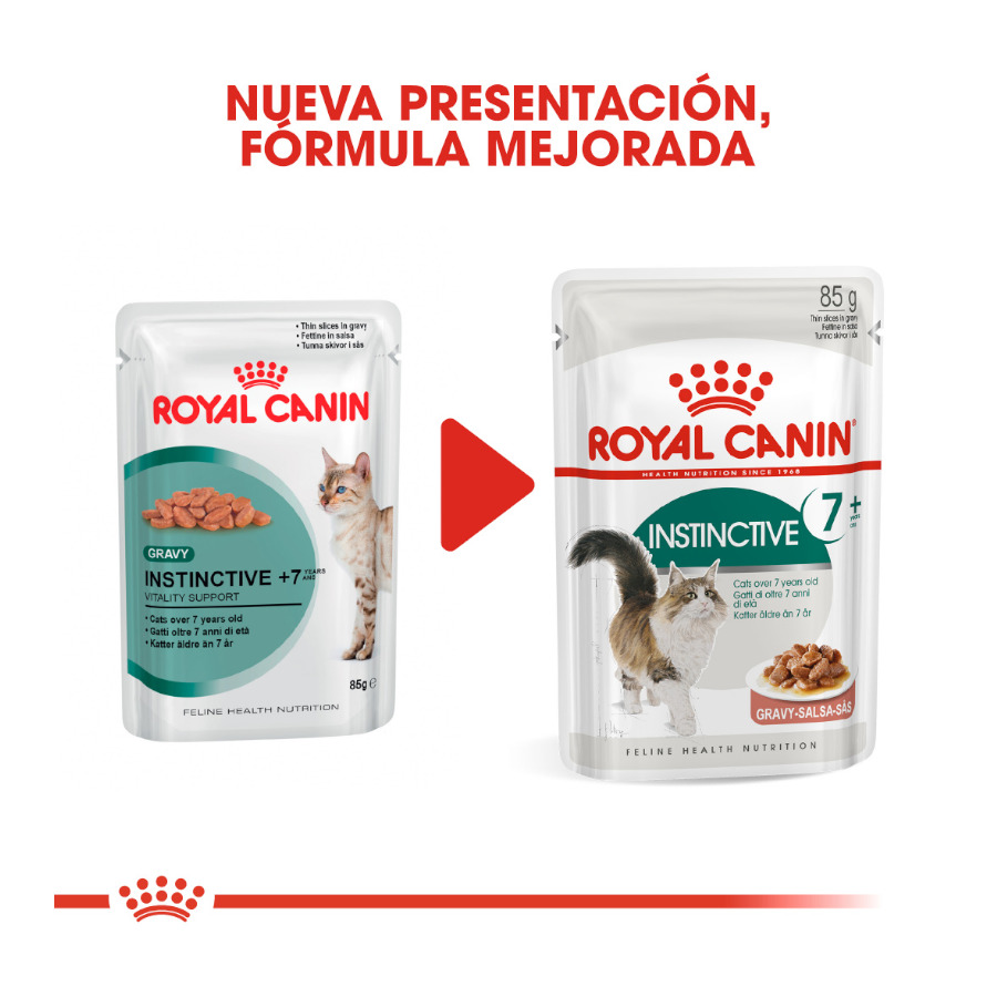 Sachês Royal Canin Senior 7+ Instinctive para gatos