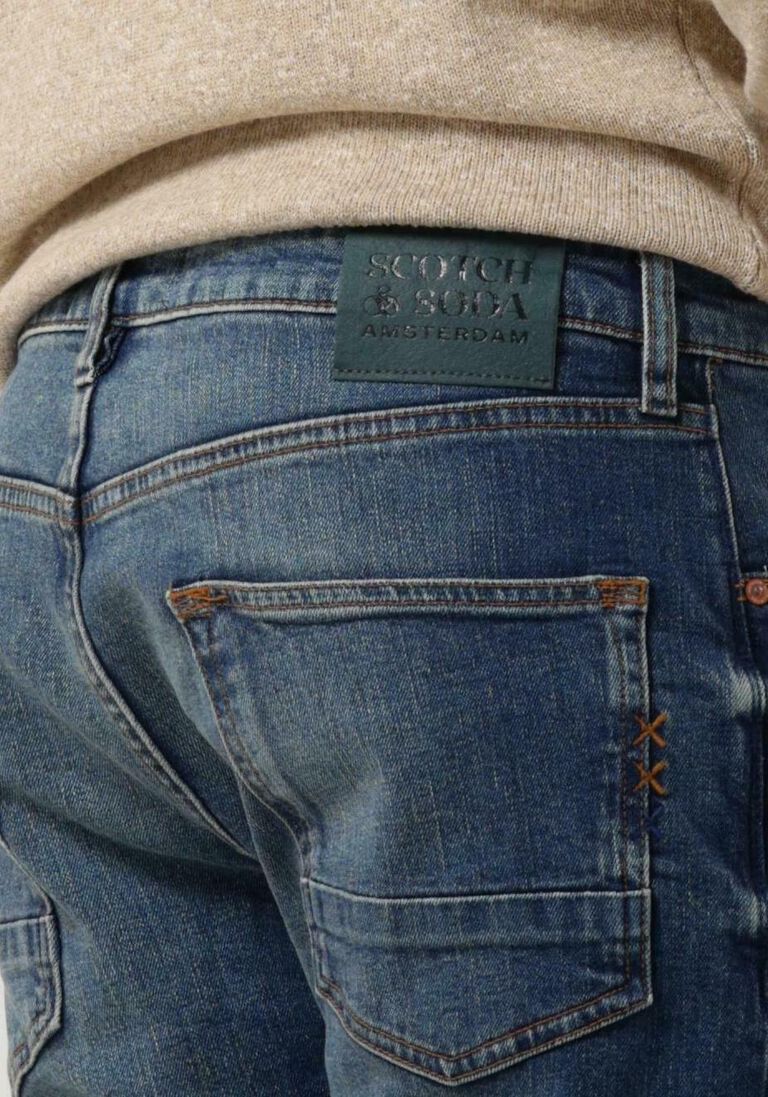 SCOTCH & SODA blauwe scotch & soda slim fit jeans seasonal essential ralston slim jeans - new starter