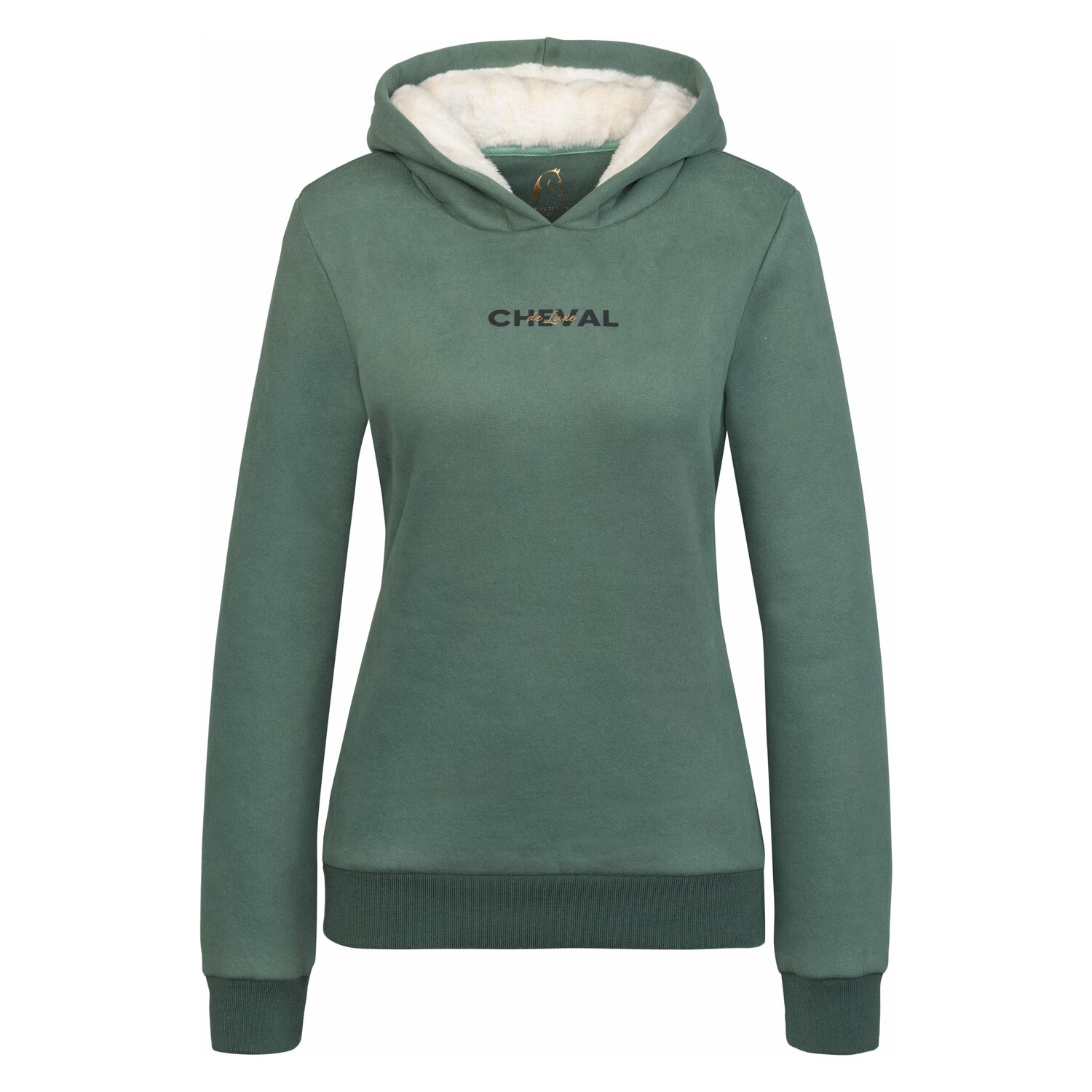 Cheval de Luxe Sweathoodie Le Mans  - dark sage