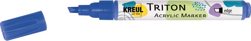 Solo Goya - Triton Acrylverf Marker - Set van 6 - Echt Geel Licht, Zwart, Wit, Kersenrood, Ultramarijnblauw, Permanent Groen - 4 mm