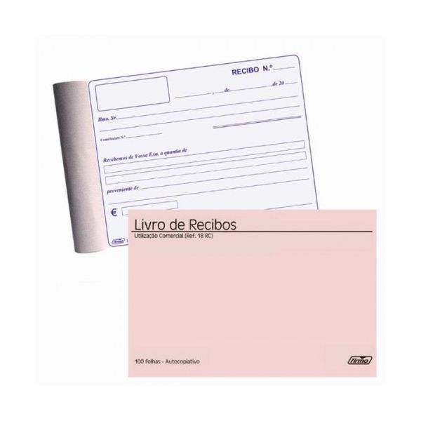 Firmo Livro de Recibos Modelo 18 Auto copiativos 100 Fls - 120013