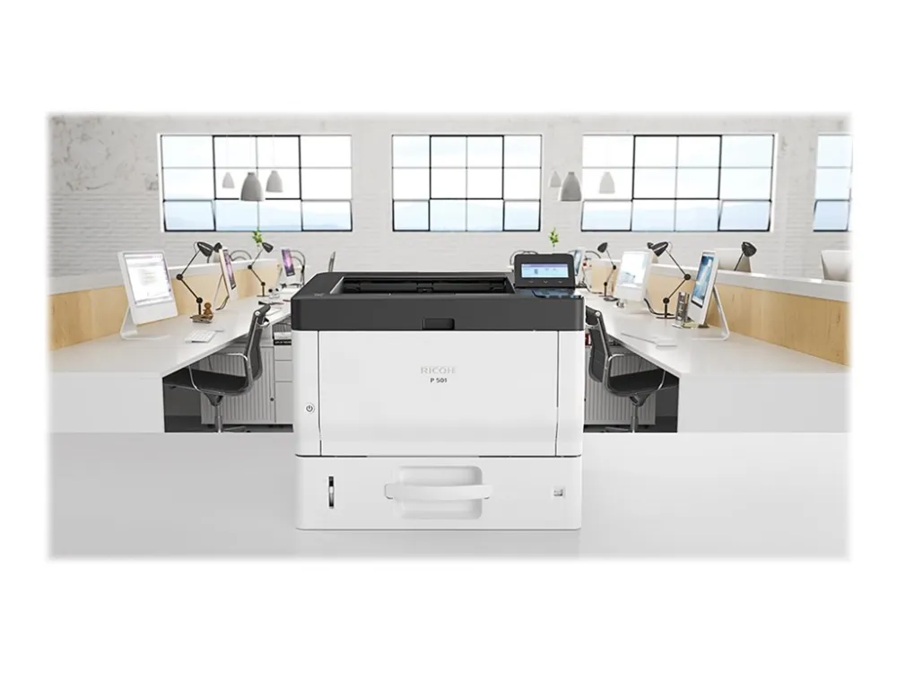 RICOH P 501 A4 sort/hvid laserprinter
