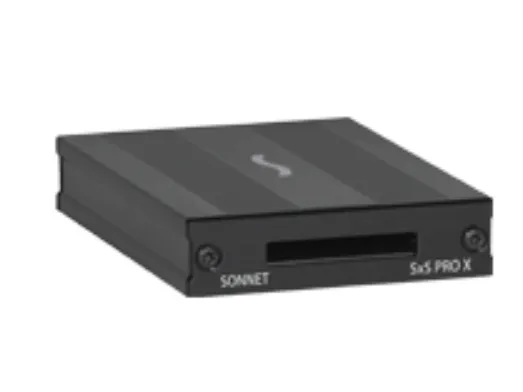 Sonnet SxS Pro X - Kortlæser (SxS Memory Card, SxS Pro, SxS Pro , SxS-1, SxS Pro X) - Thunderbolt 3