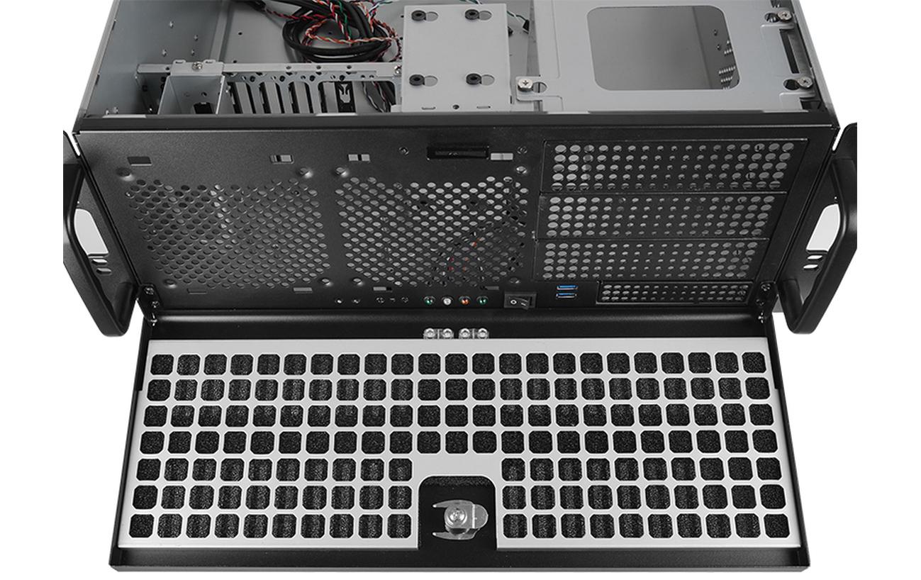 Gehäuse UNC-409S-B<br>19” Industrie-Servergehäuse mit 4HE Bauhöhe