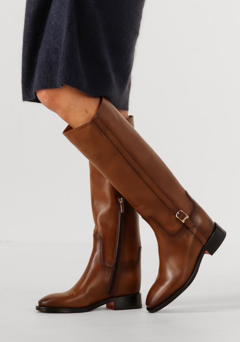 cognac santoni hoge laarzen 71084