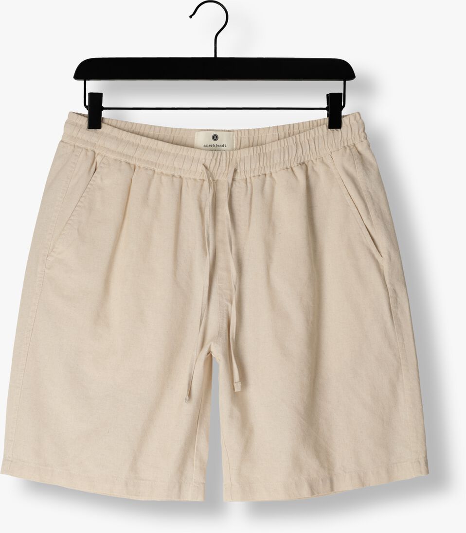 ANERKJENDT zand anerkjendt korte broek aklt james cot/linen ela shorts