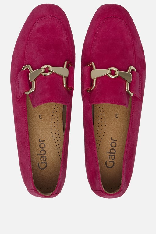 Gabor Instappers roze Suede