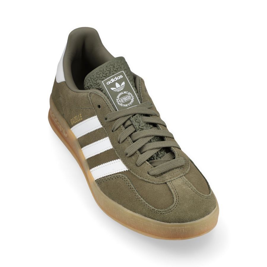 adidas Originals Chaussures Gazelle - Olive Strata/Blanc/Doré
