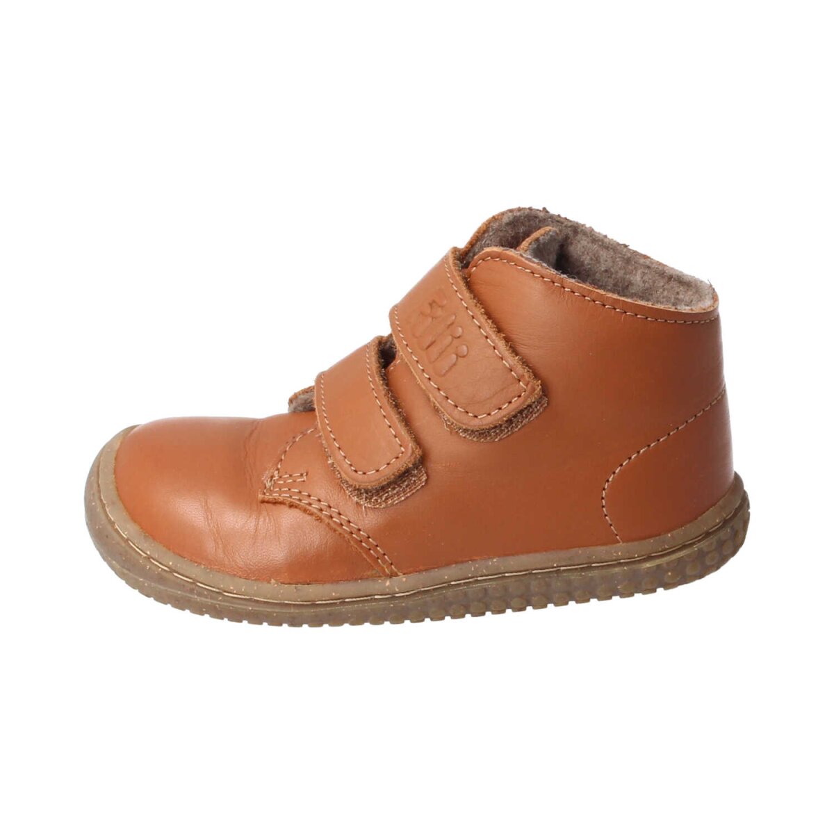 B2021212-F9 SOFT-FEET bio nappa chestnut woolfleece Weite/M