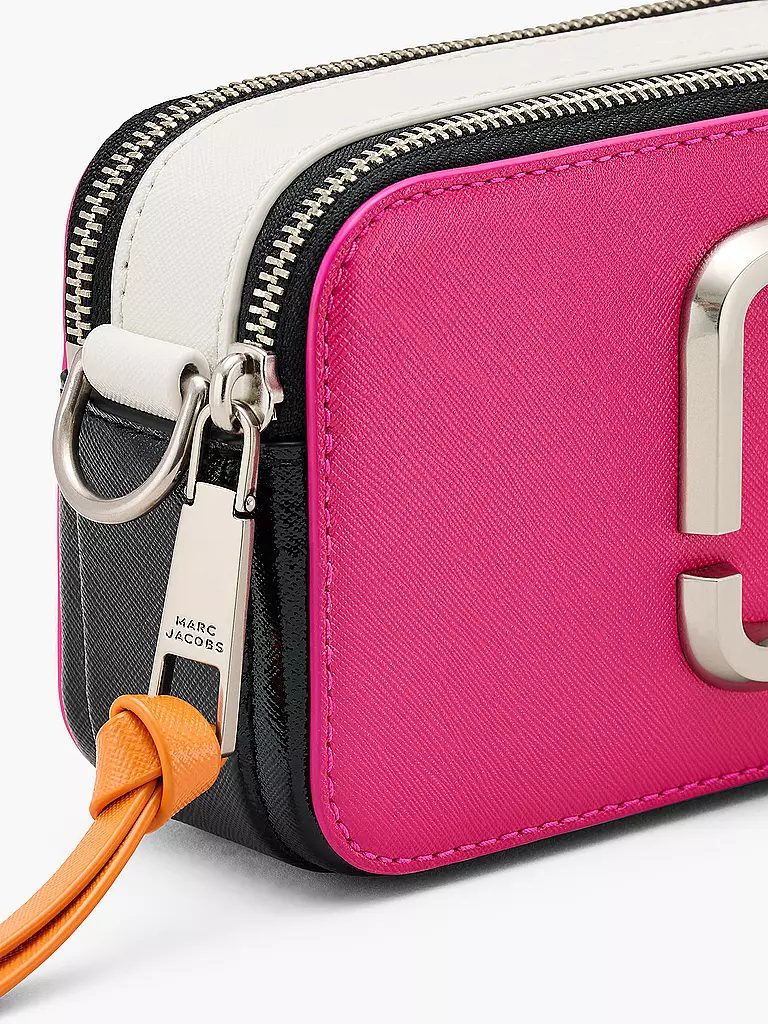 MARC JACOBS Ledertasche - Mini Bag THE SNAPSHOT  pink